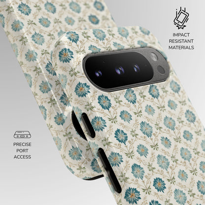 Vintage Tile Blossom Phone Case