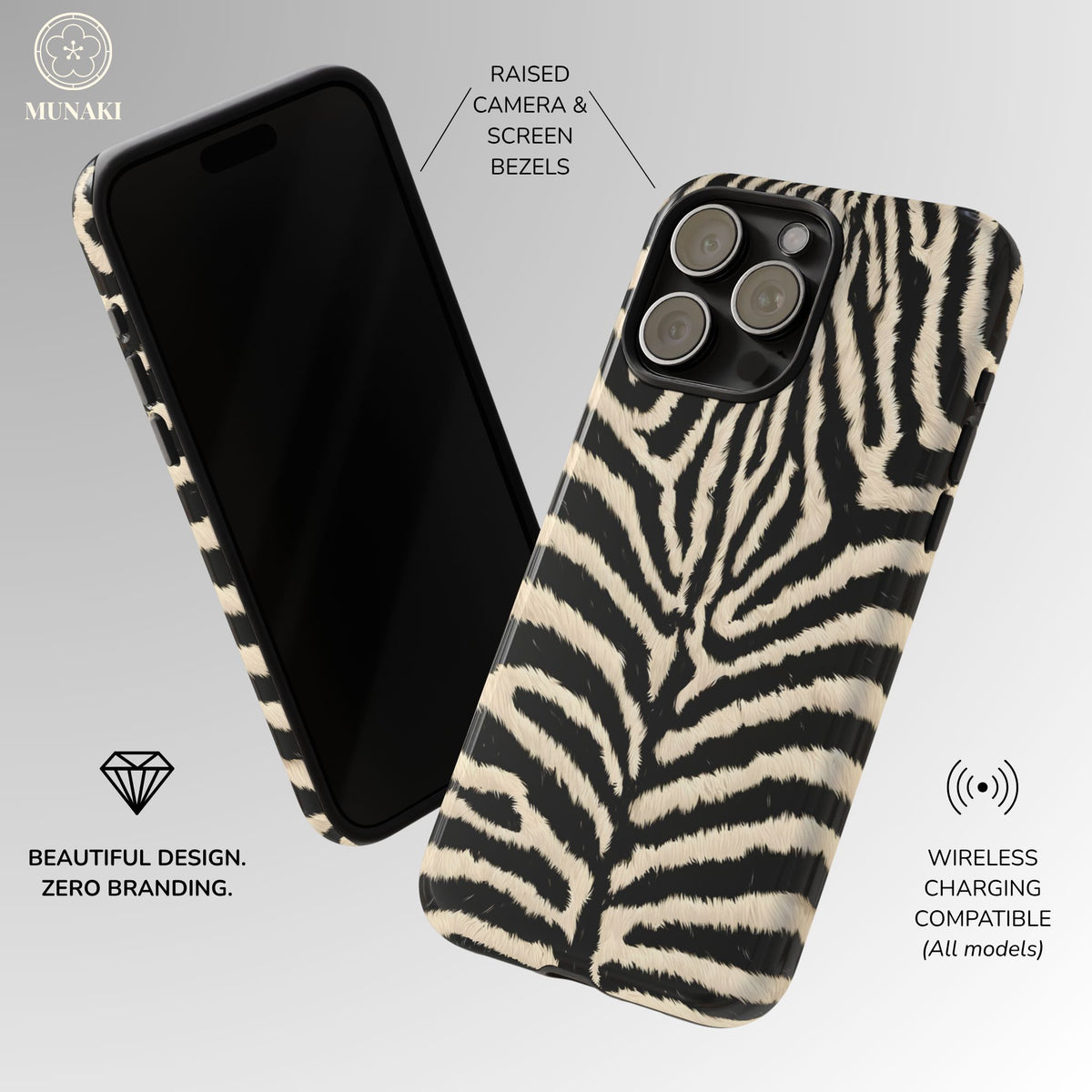 Safari Runway Zebra Phone Case