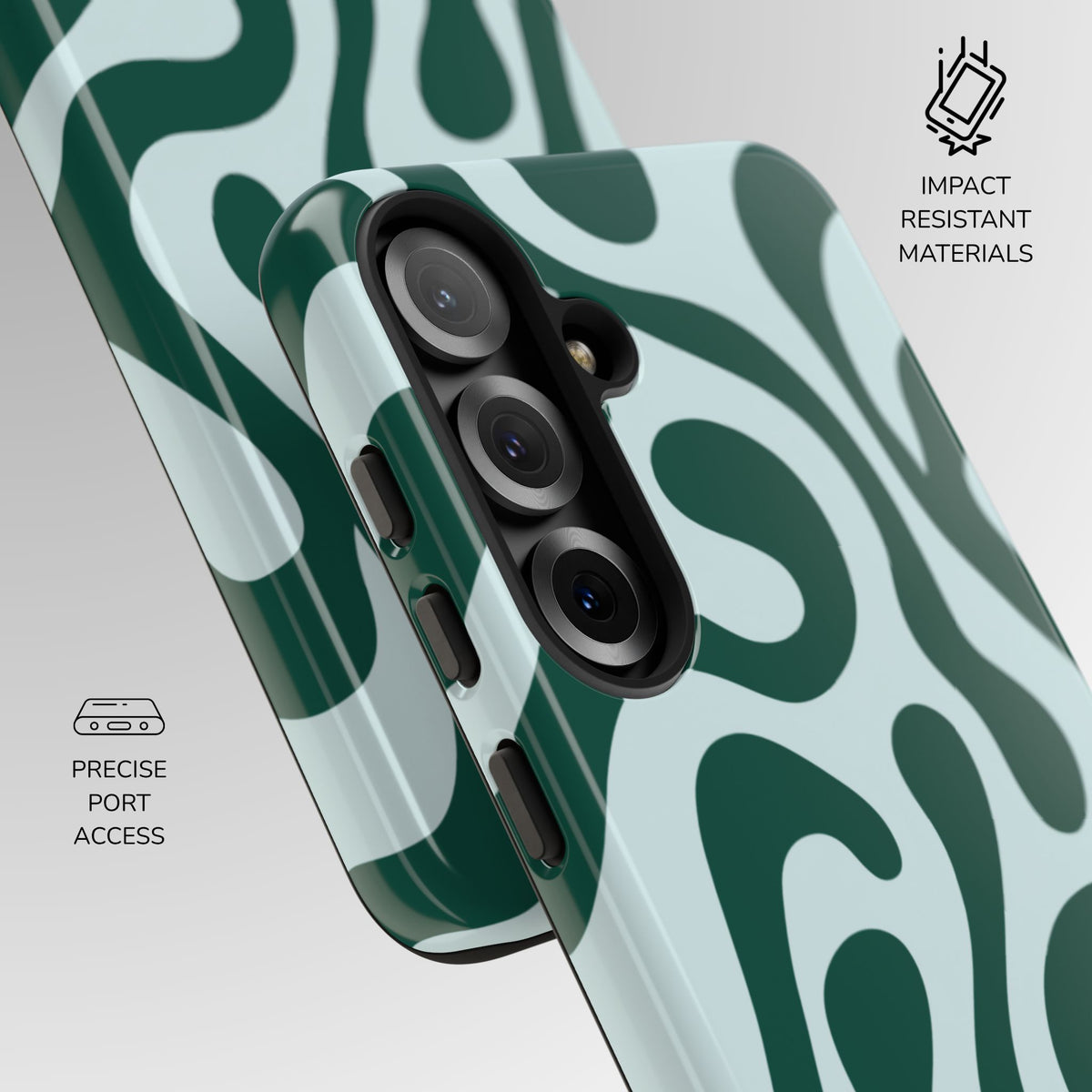 Matcha Swirl Phone Case