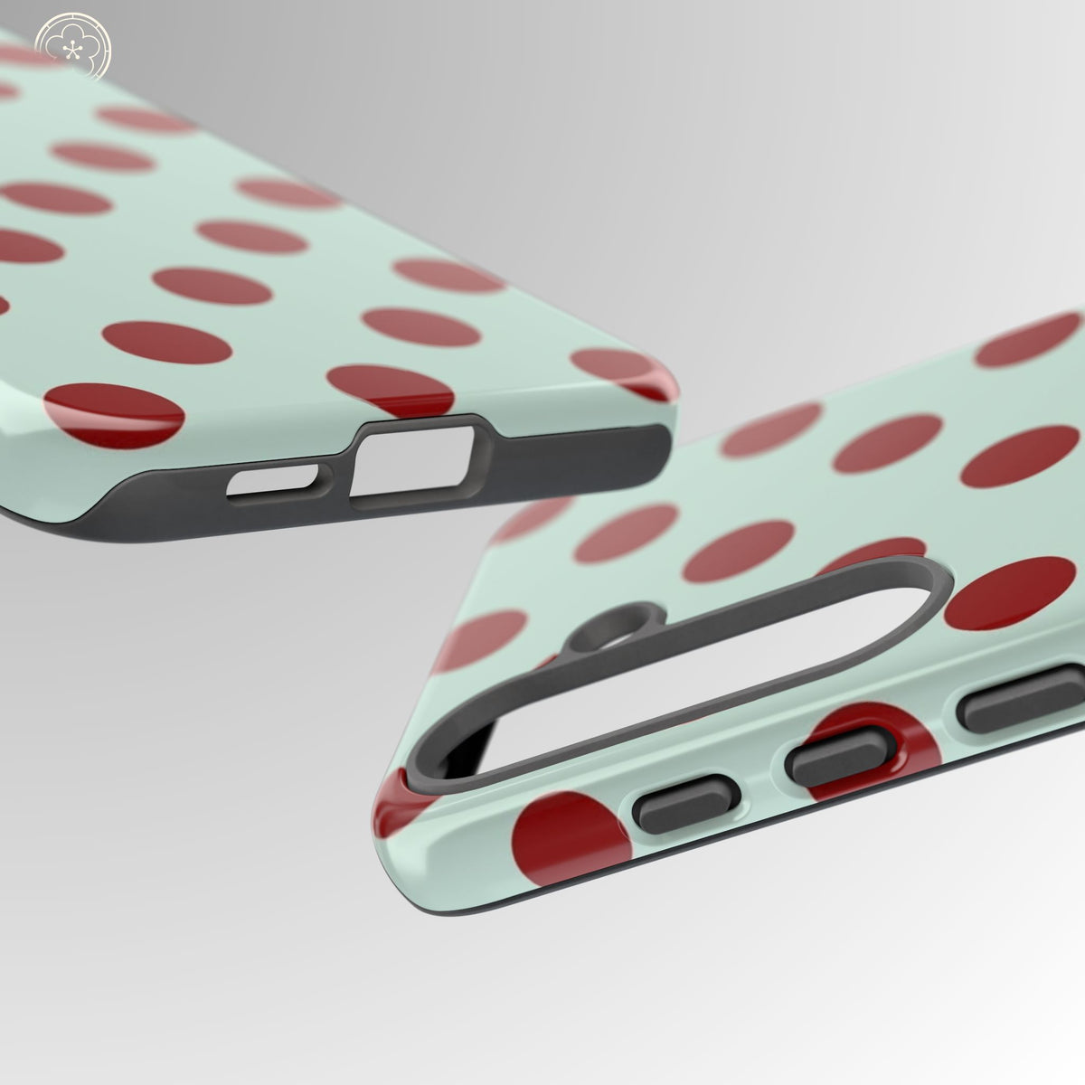 Mint Gelato Polka Dot Phone Case