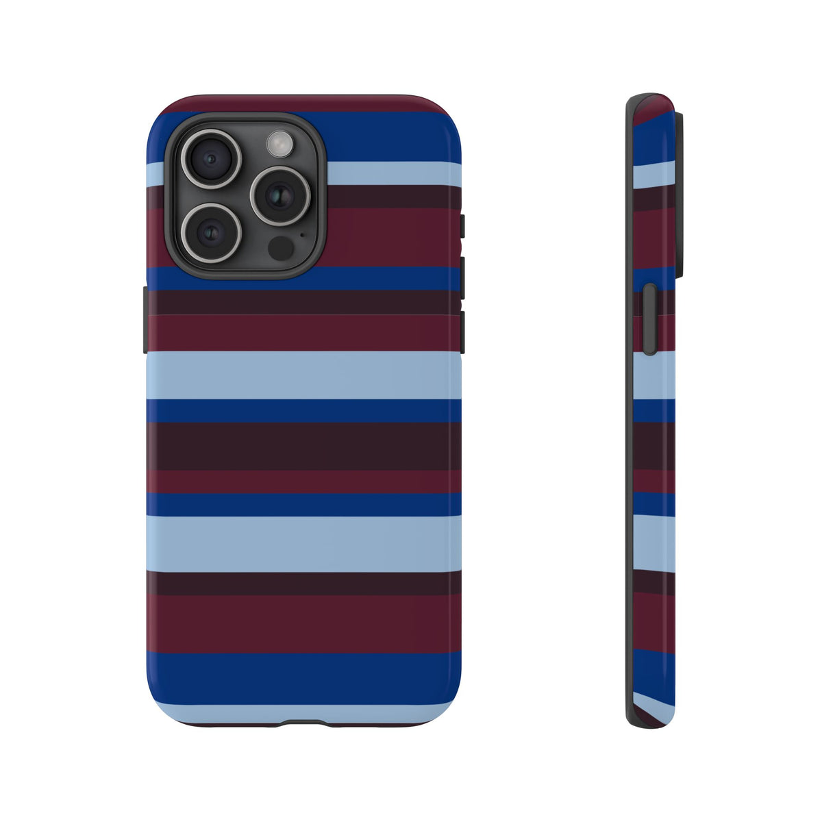 Bordeaux Coast Striped Phone Case