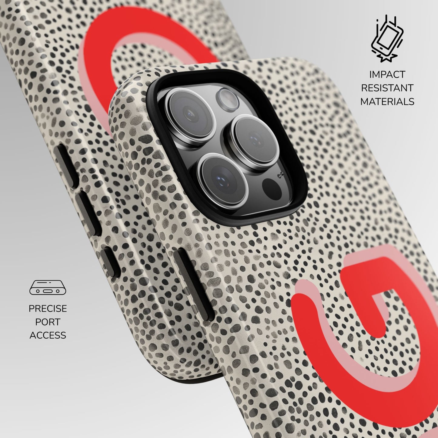 Soho Spotted Red Phone Case