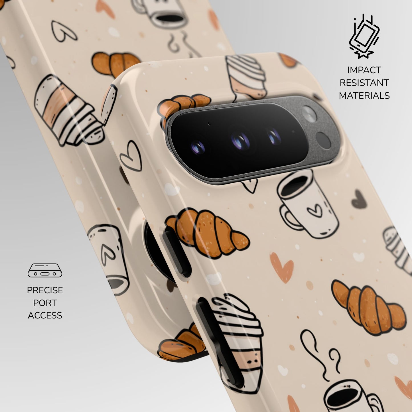 Croissant & Chill Phone Case
