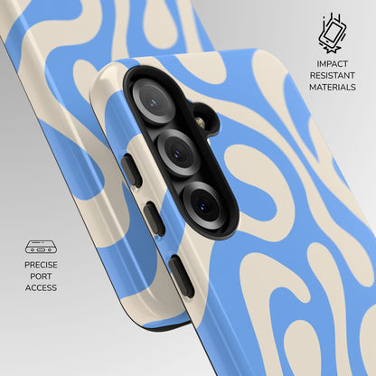 Blue Lagoon Swirl Phone Case