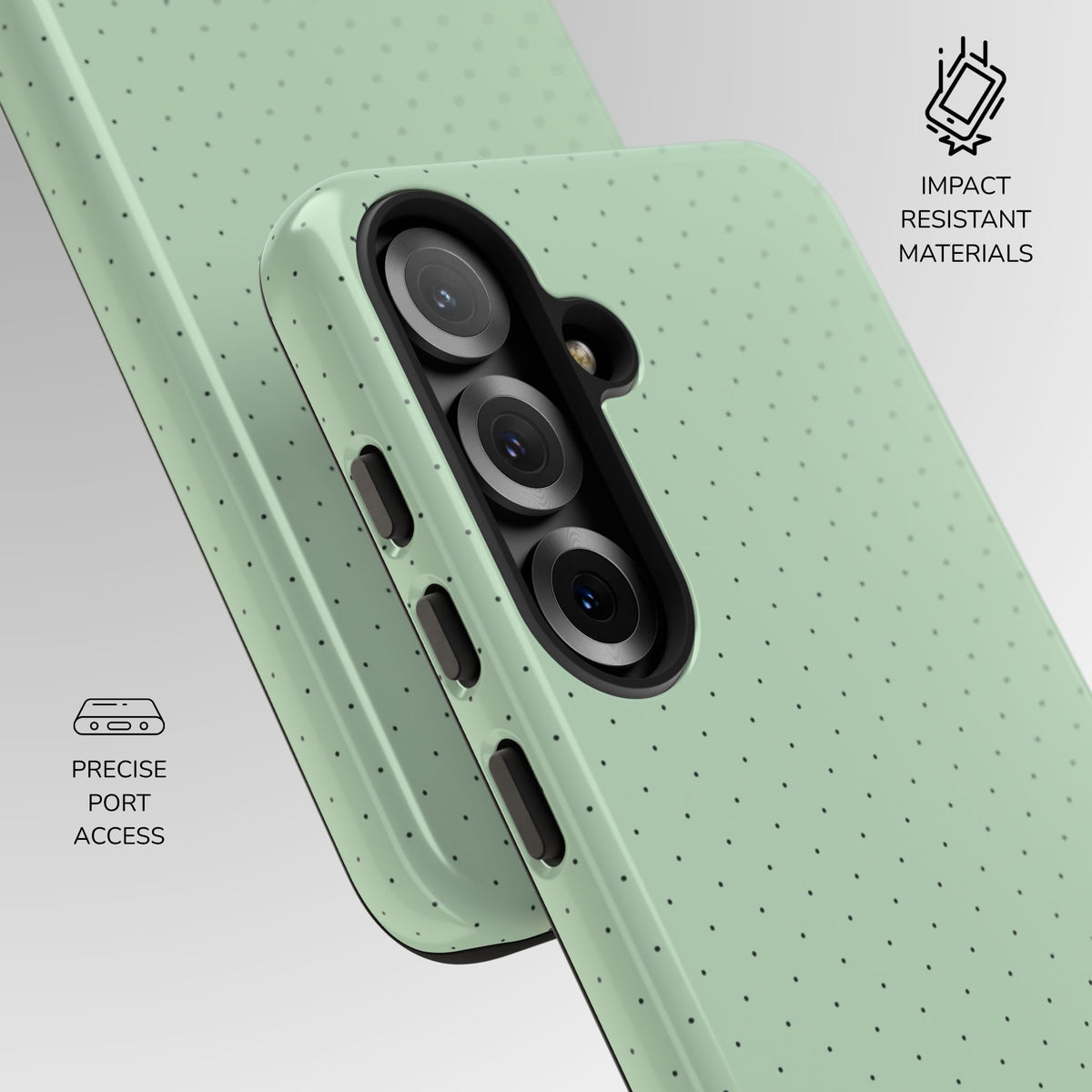 Custom Matcha Pin Dot Phone Case