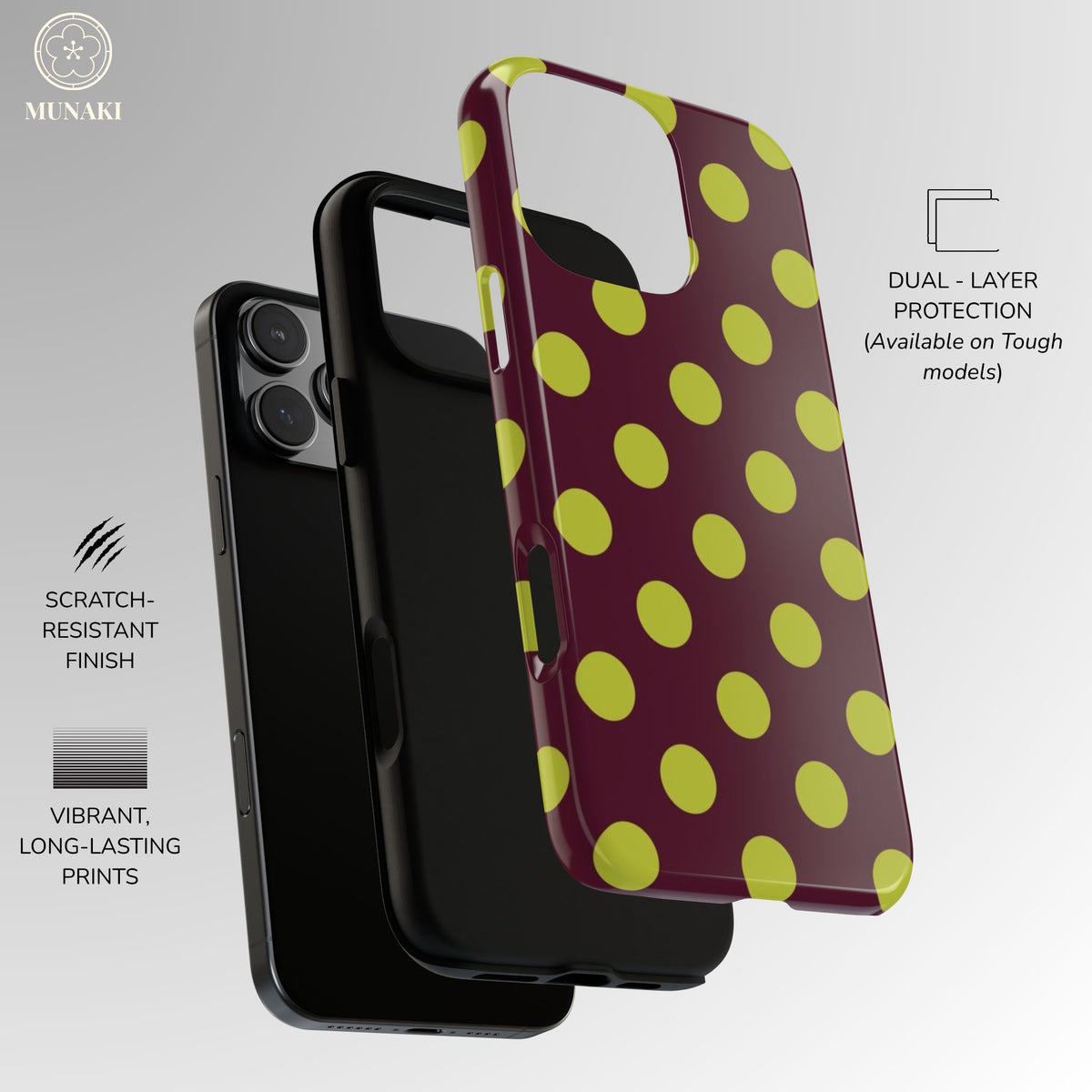 Bordeaux Olive Phone Case