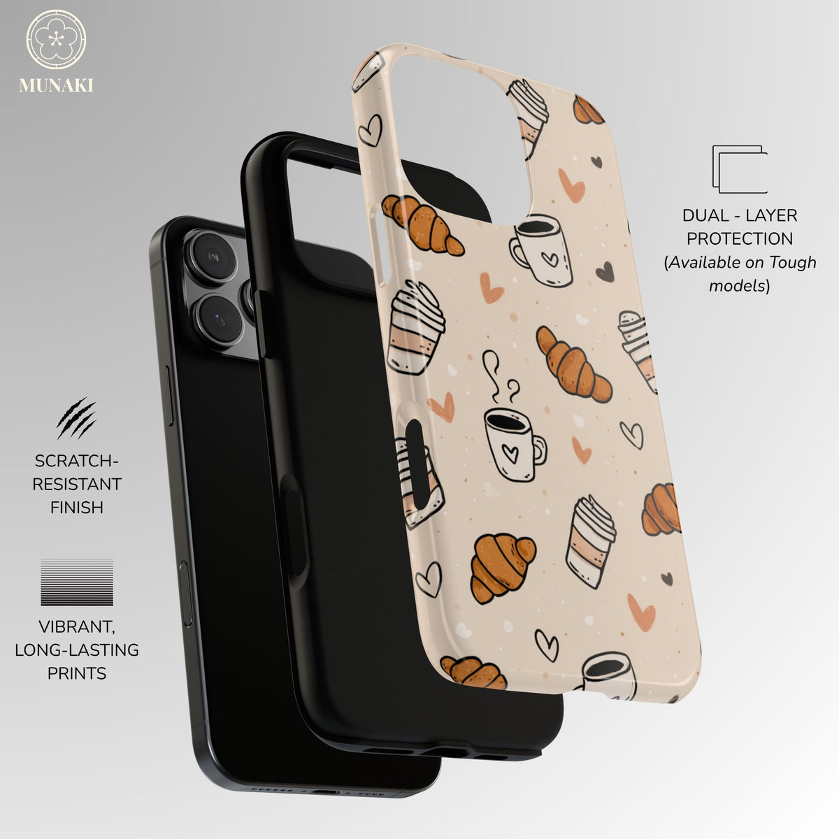Croissant & Chill Phone Case