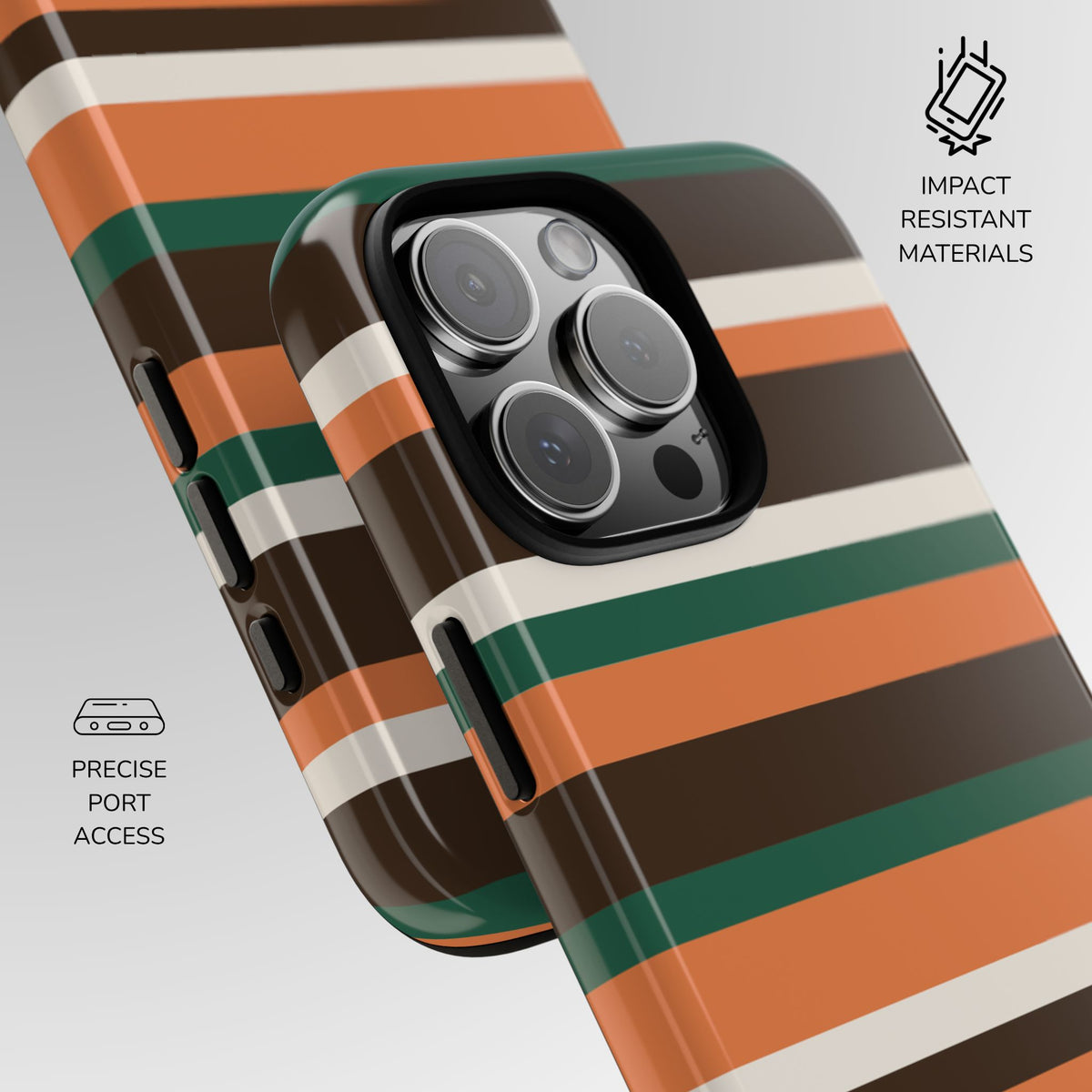 Studio 74 Striped Phone Case