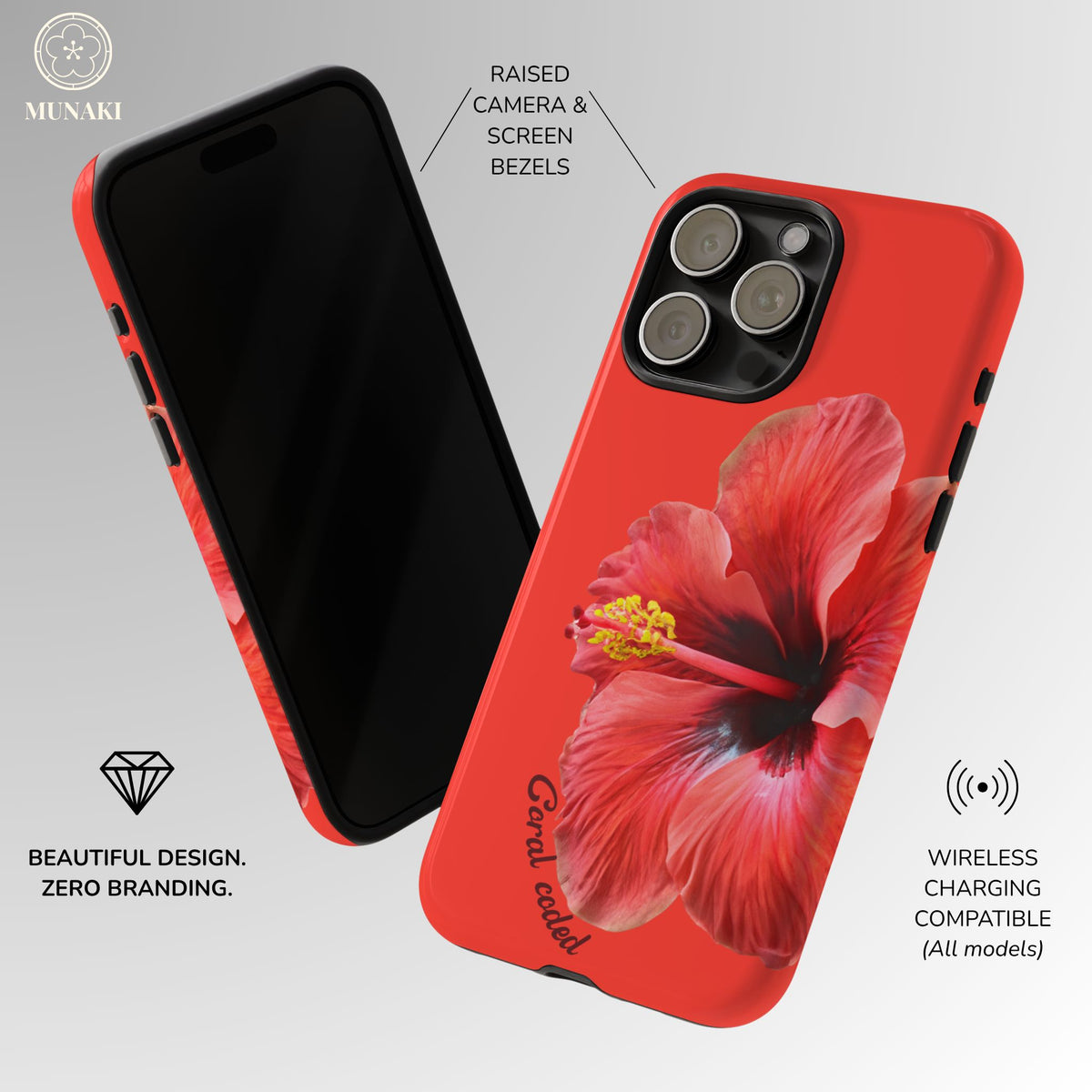 Coral Coded Phone Case