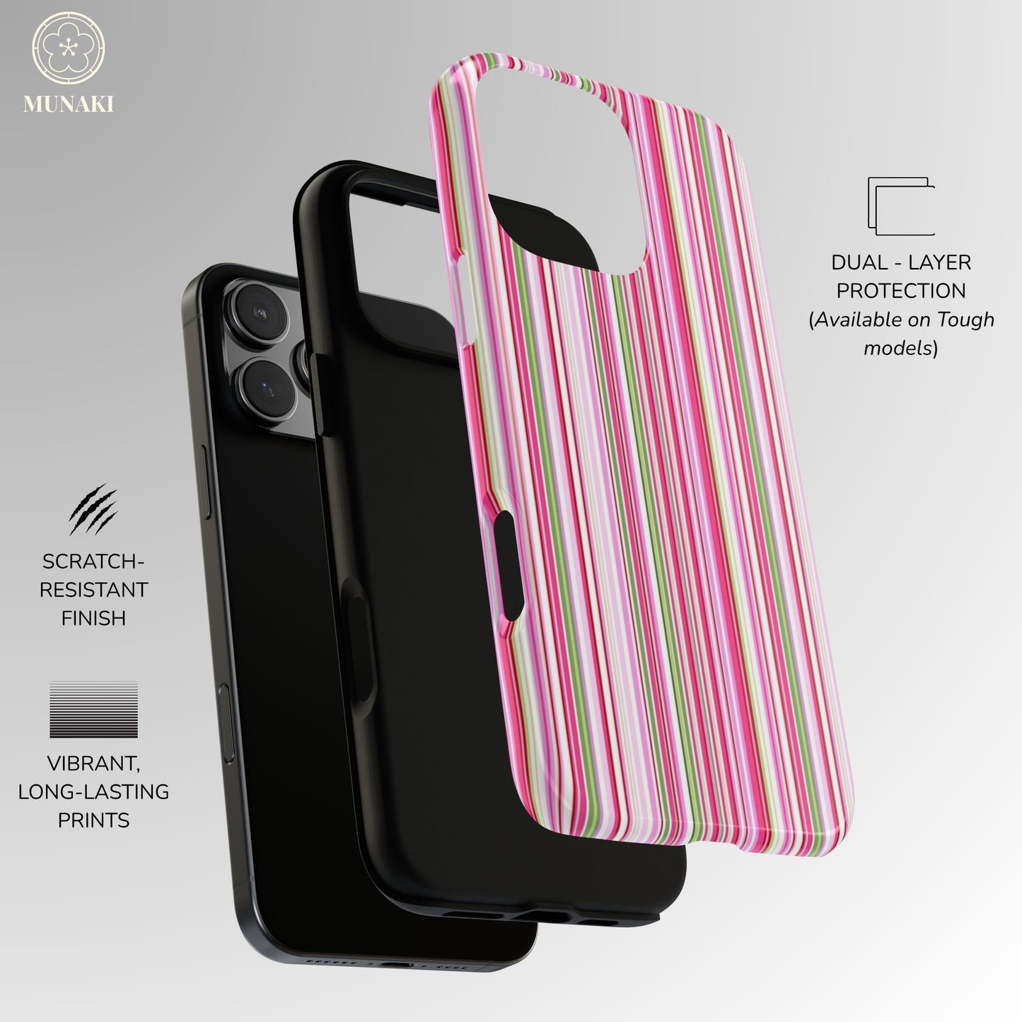 Sweet Summer Stripes Phone Case