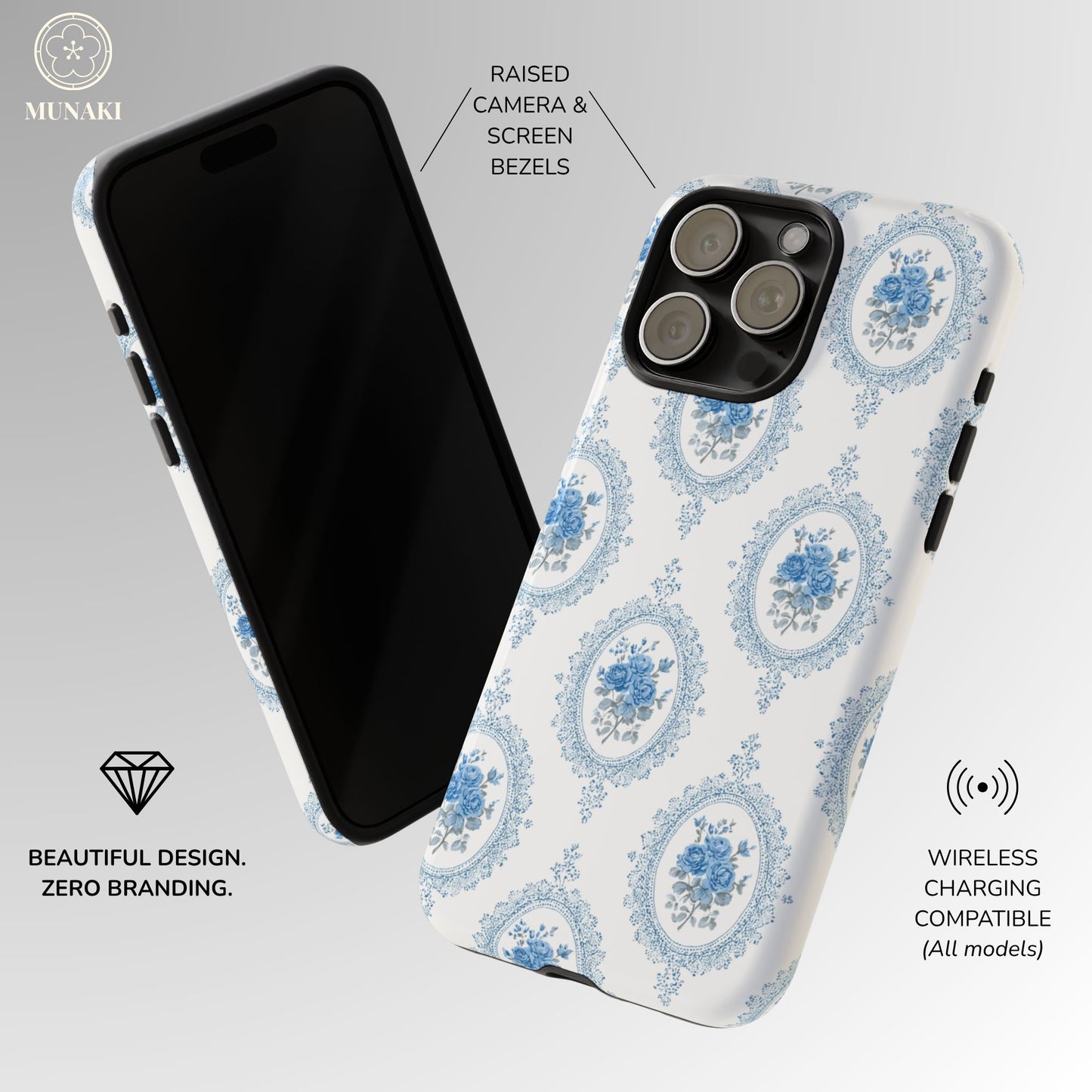 Porcelain Cameo Phone Case