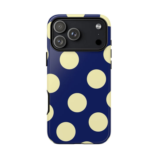 Midnight Yacht Polka Dot Phone Case