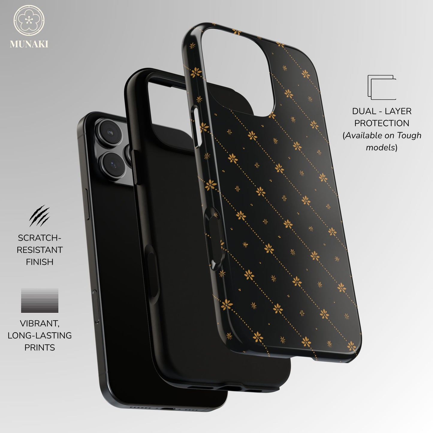 Midnight Daisy Phone Case