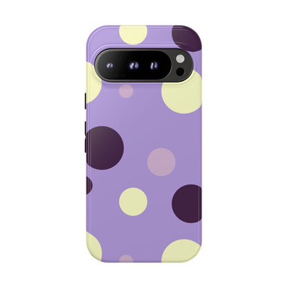 Aubergine Pop Polka Dot Phone Case