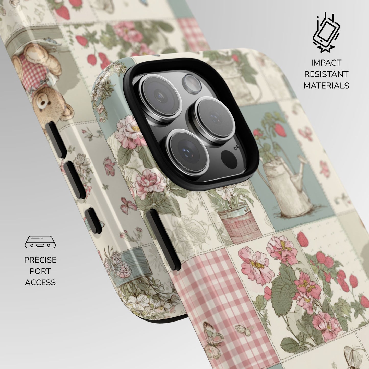 Sweet Patchwork Phone Case