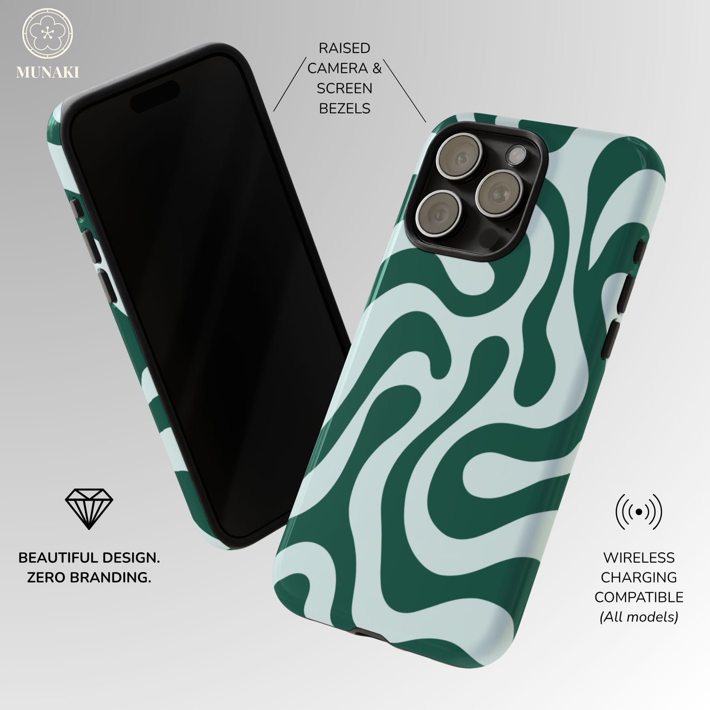 Matcha Swirl Phone Case