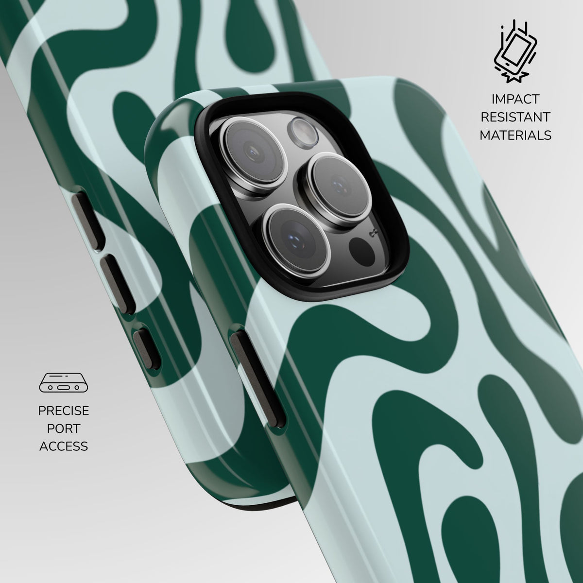 Matcha Swirl Phone Case