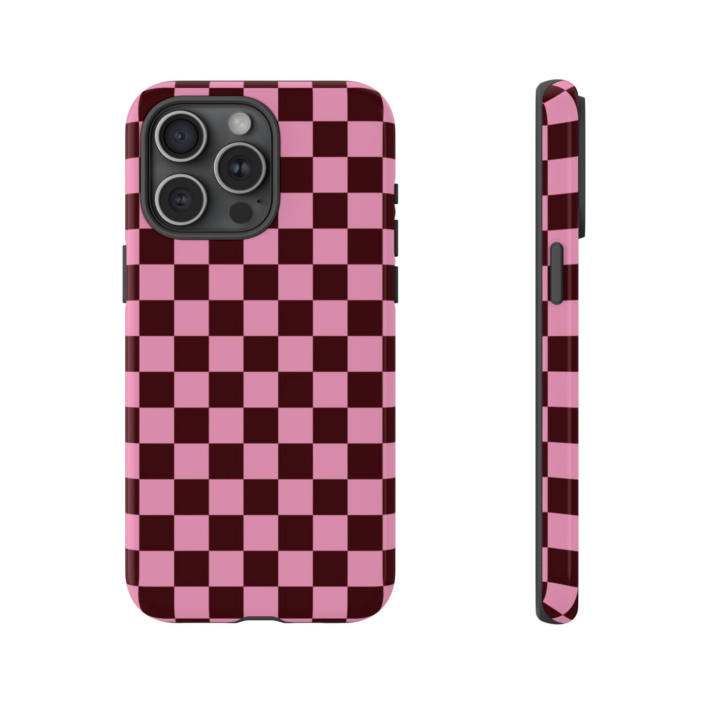 Cherry Checkmate Phone Case