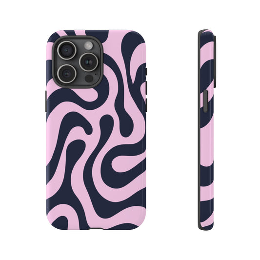 Midnight Rose Swirl Phone Case