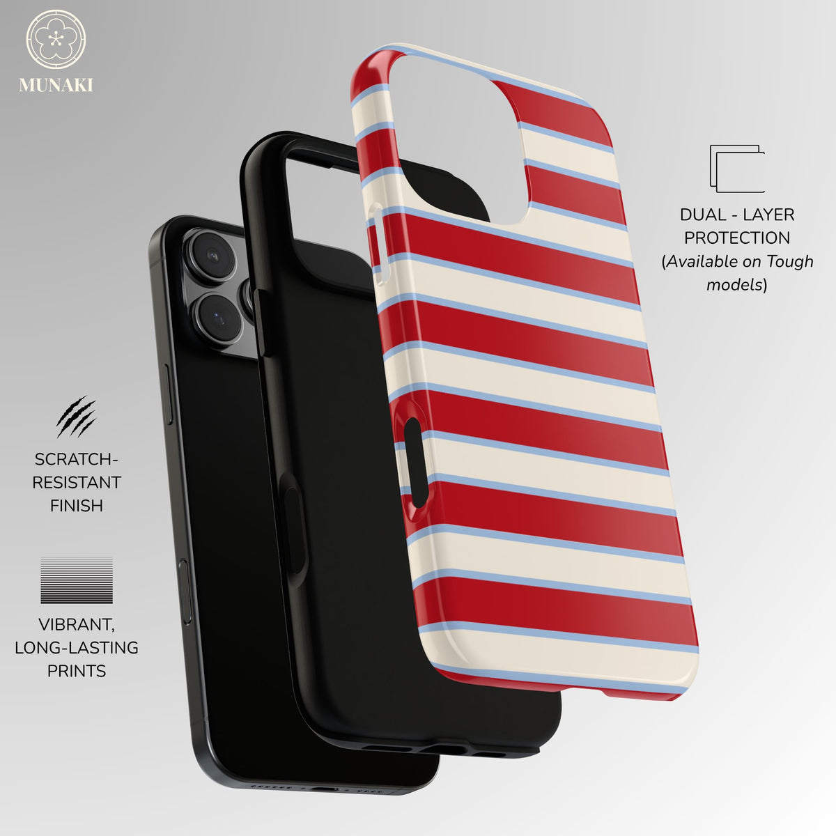 Grand Prix Striped Phone Case