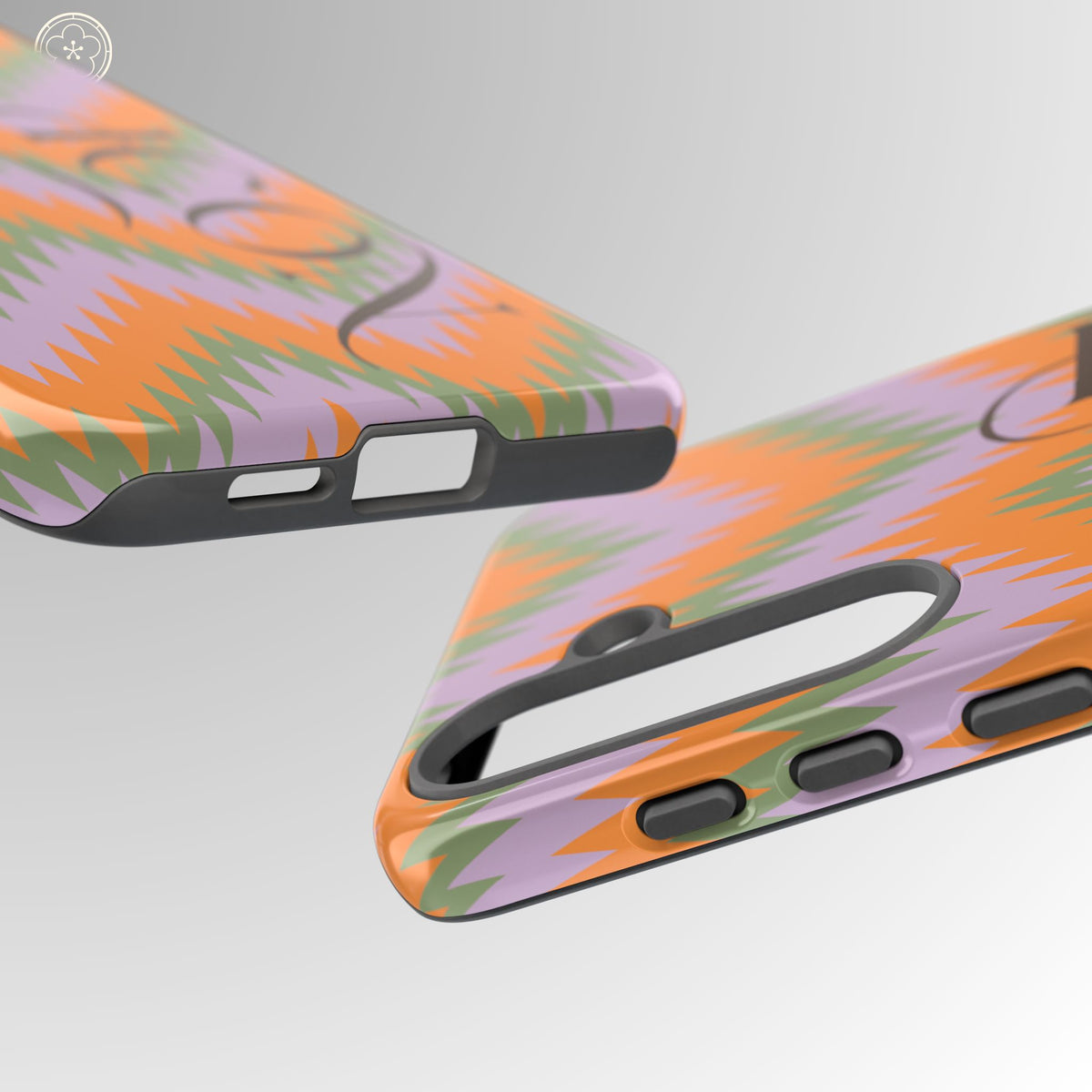 Electric Sunset Chevron Phone Case