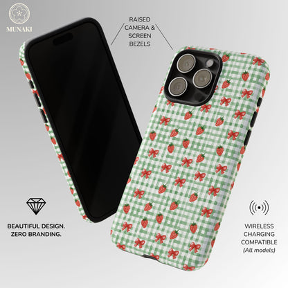 Strawberry Picnic Phone Case