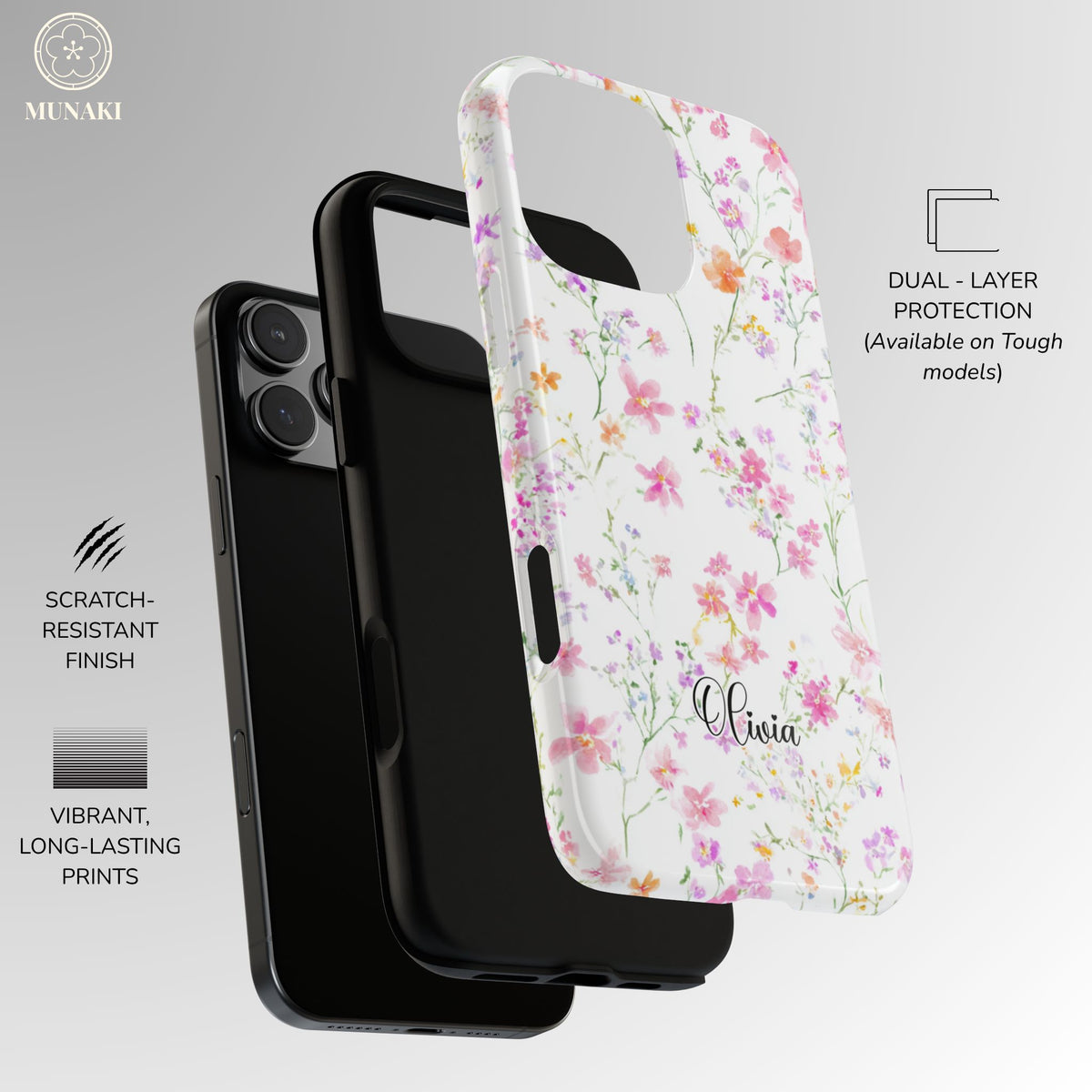 Custom Meadow Blossom Phone Case