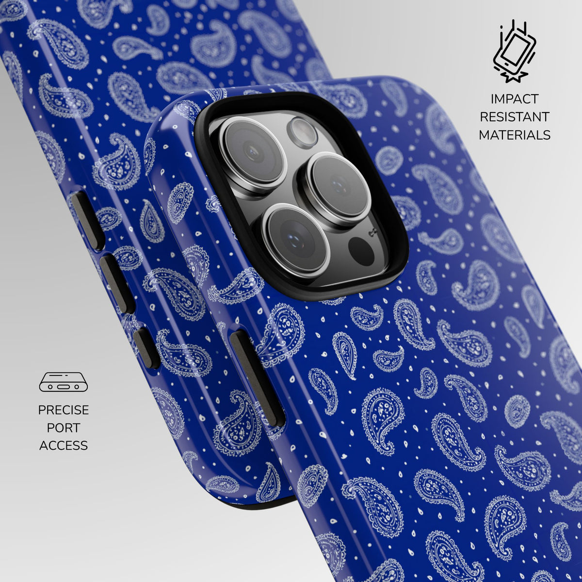 Midnight Bandana Phone Case