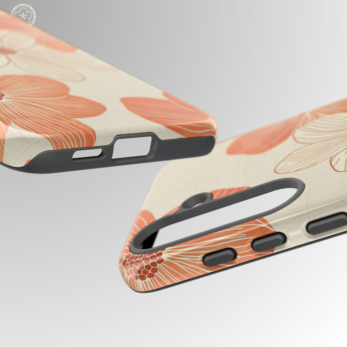 Coral Retro Crush Phone Case