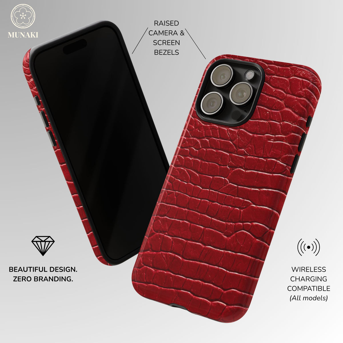 Cherry Croc Phone Case