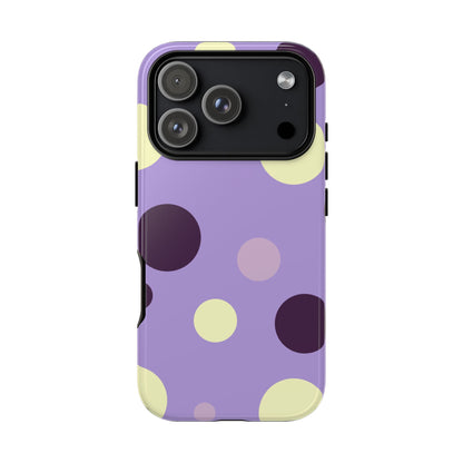 Aubergine Pop Polka Dot Phone Case