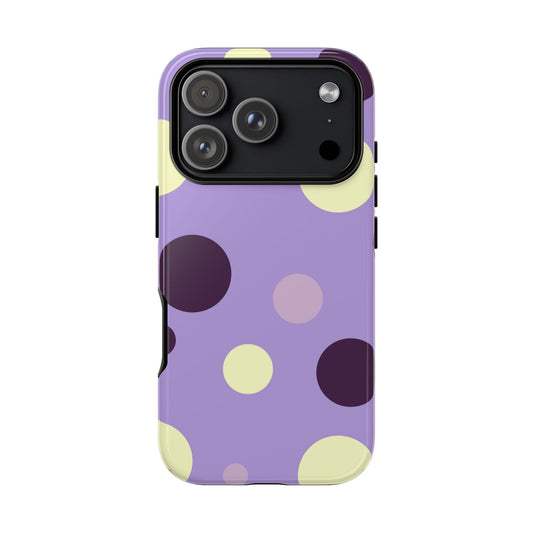 Aubergine Pop Polka Dot Phone Case