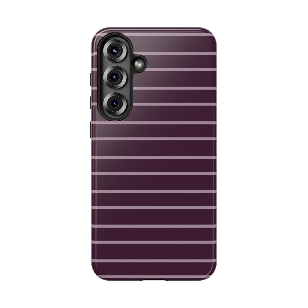 Aubergine Avenue Striped Phone Case