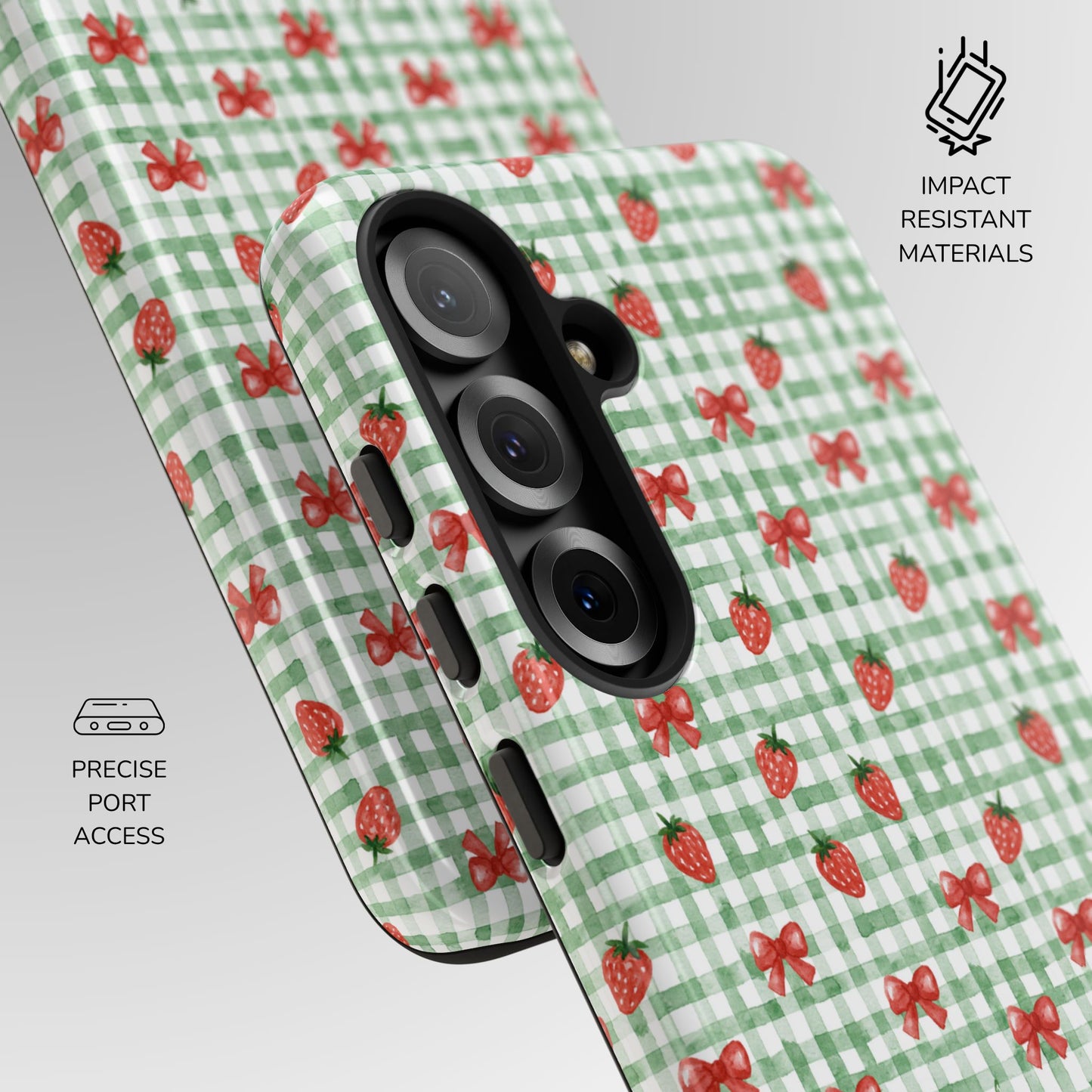 Strawberry Picnic Phone Case