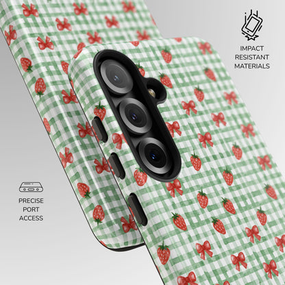 Strawberry Picnic Phone Case