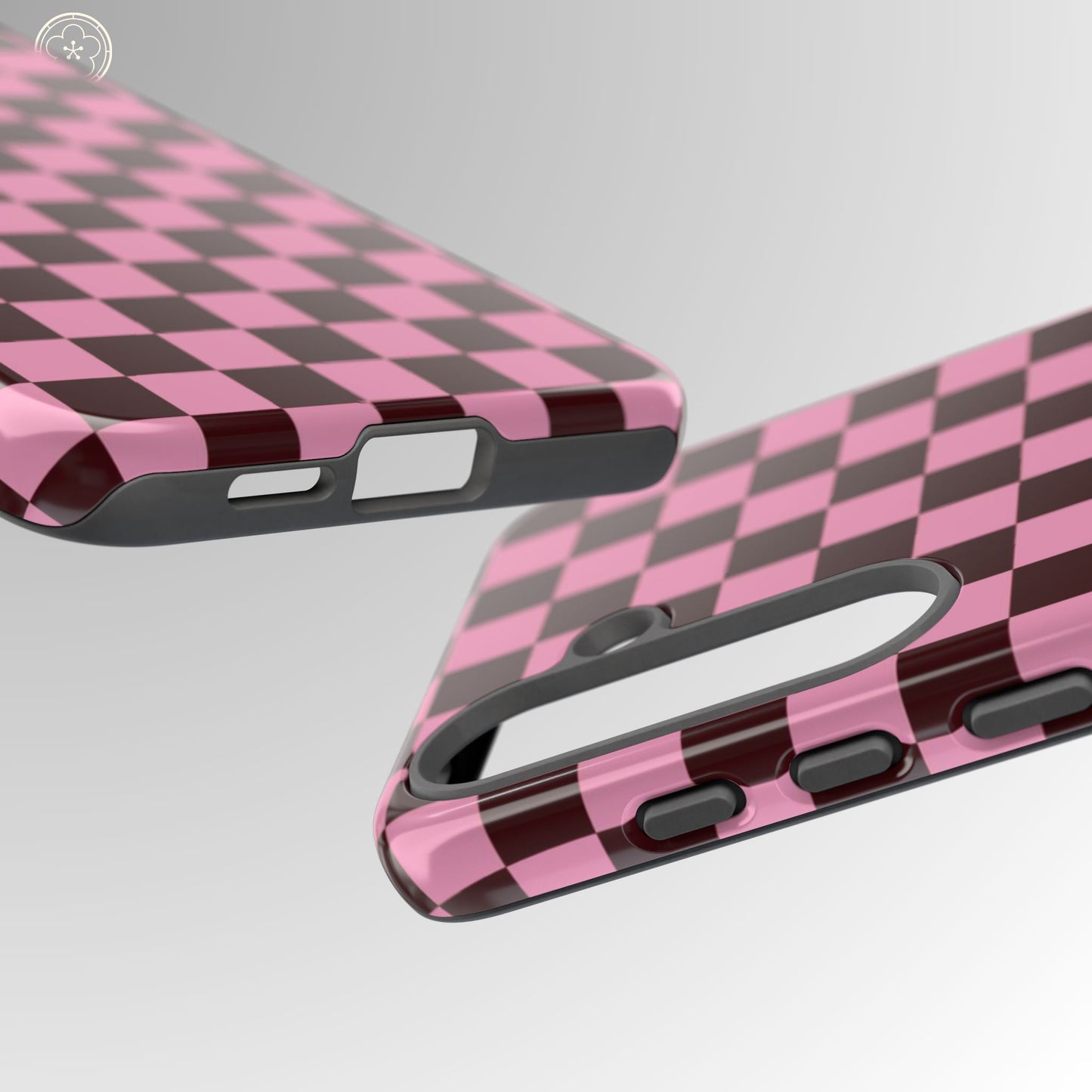 Cherry Checkmate Phone Case