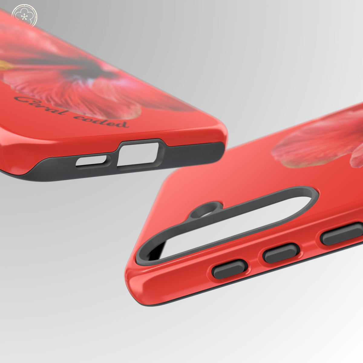 Coral Coded Phone Case