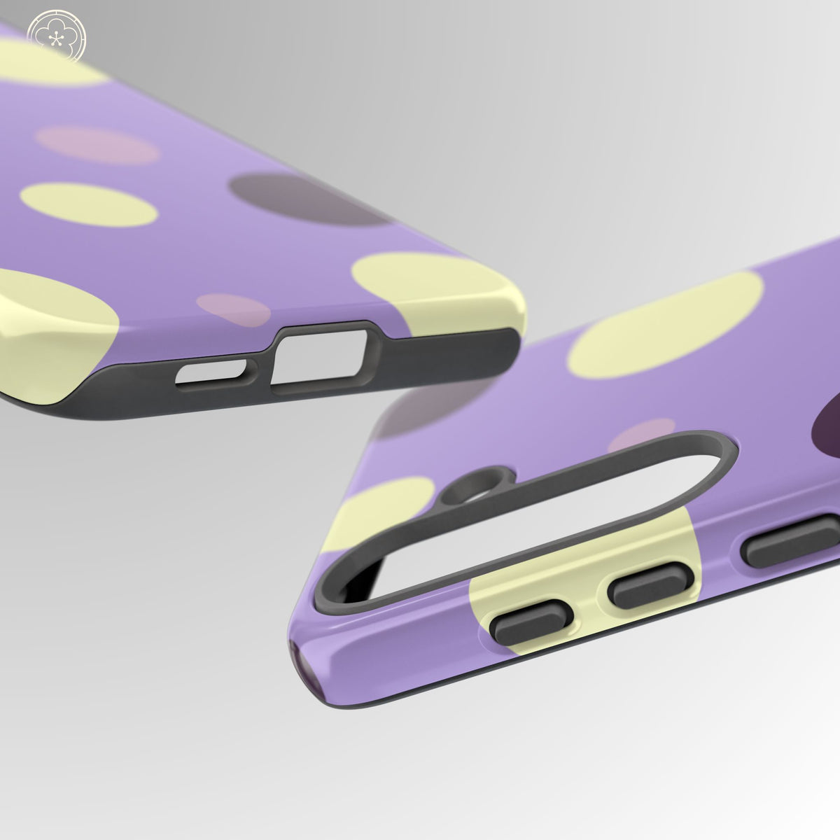 Aubergine Pop Polka Dot Phone Case