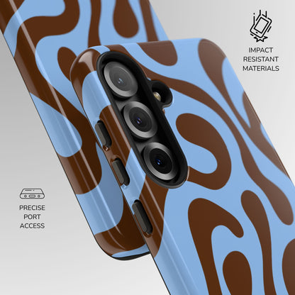 Espresso Lagoon Swirl Phone Case