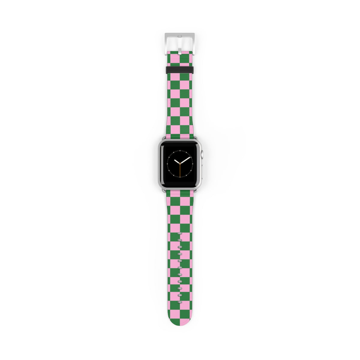 Matcha Rose Checker Watch Band