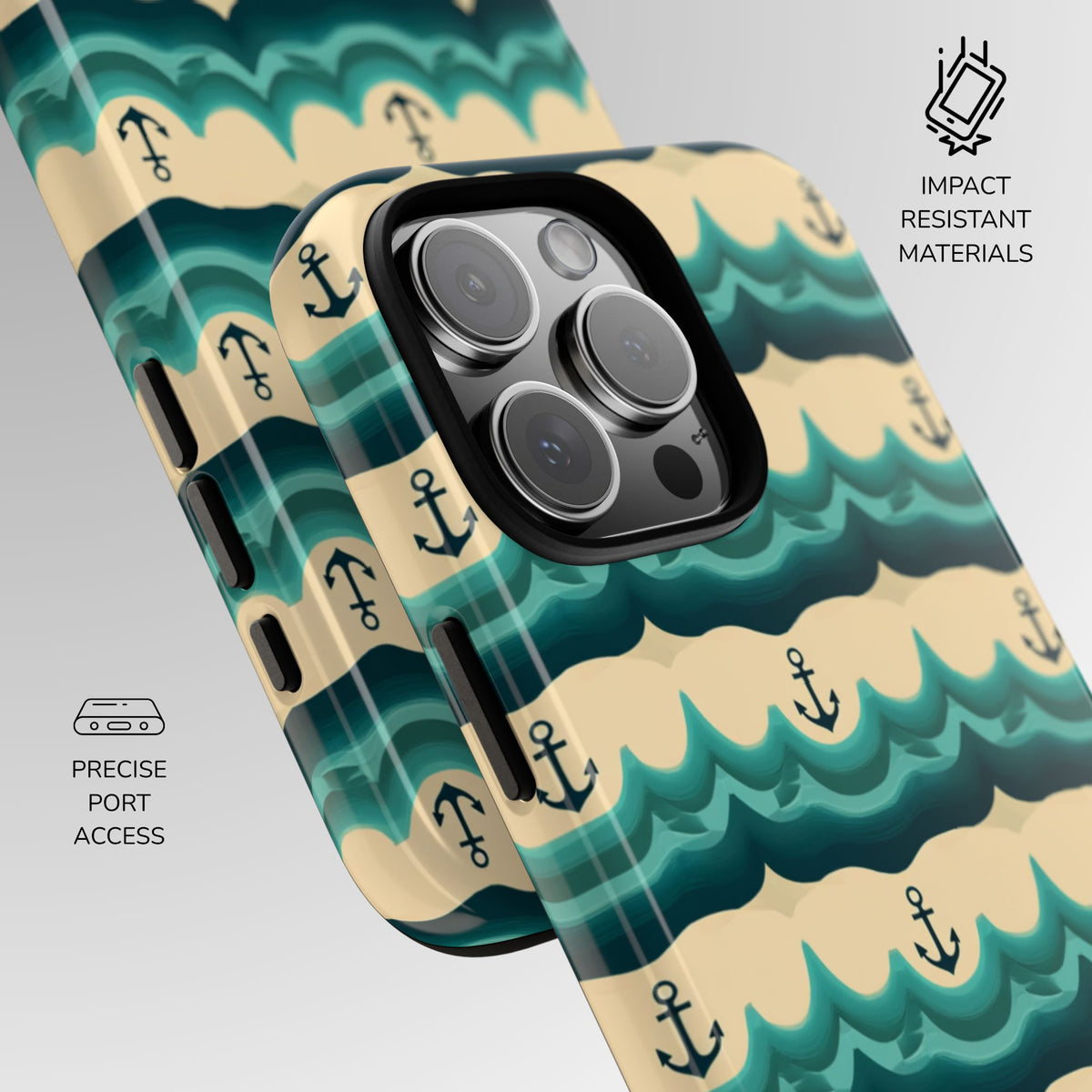 Hamptons Harbor Phone Case