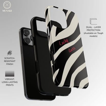 Lucky Aura Zebra Phone Case