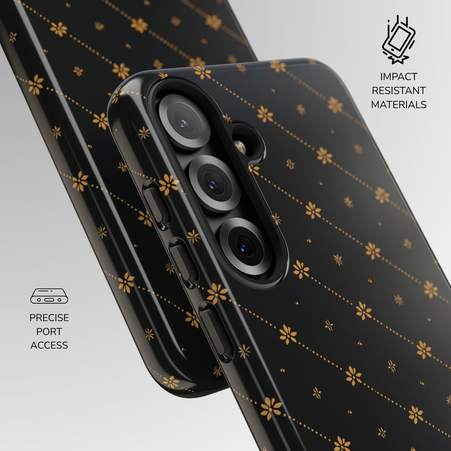 Midnight Daisy Phone Case